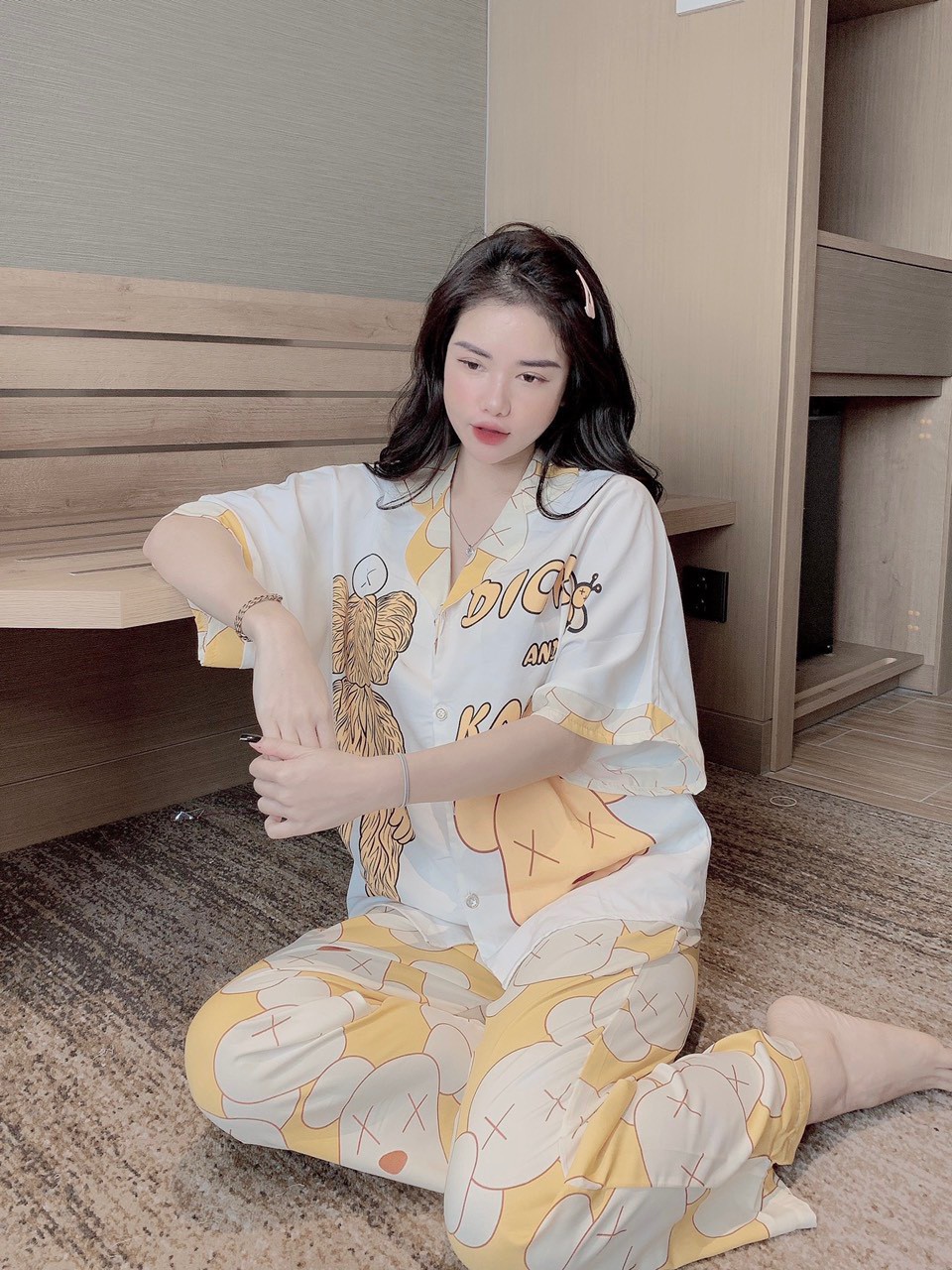 Đồ ngủ  lụa Latin hàng thiết kế cao cấp