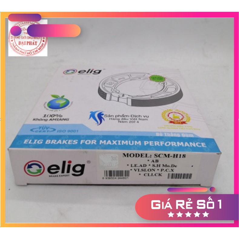 Bố thắng Elig đùm sau cho ab - lead - sh mode - vision - pcx - click