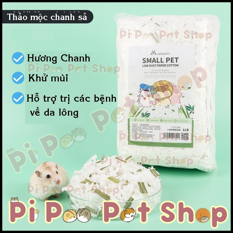 Giấy thơm lót chuồng hamster .