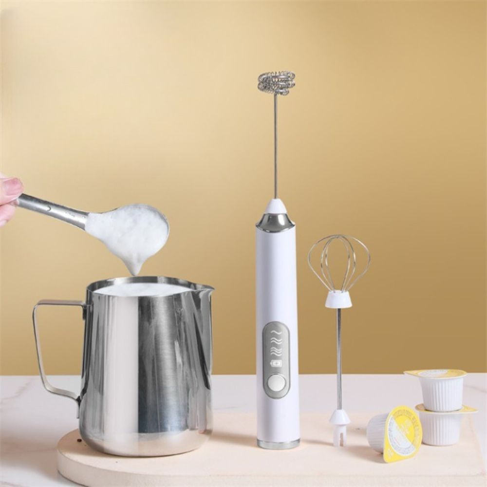 Máy Tạo Bọt Cafe, Đánh Trứng Mini Cầm Tay Đa Năng