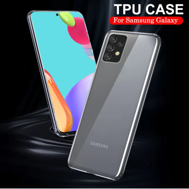 ỐP LƯNG DẺO TRONG SUỐT SAMSUNG A72 , SAMSUNG A52