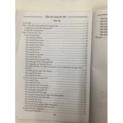 Tập văn cúng gia tiên