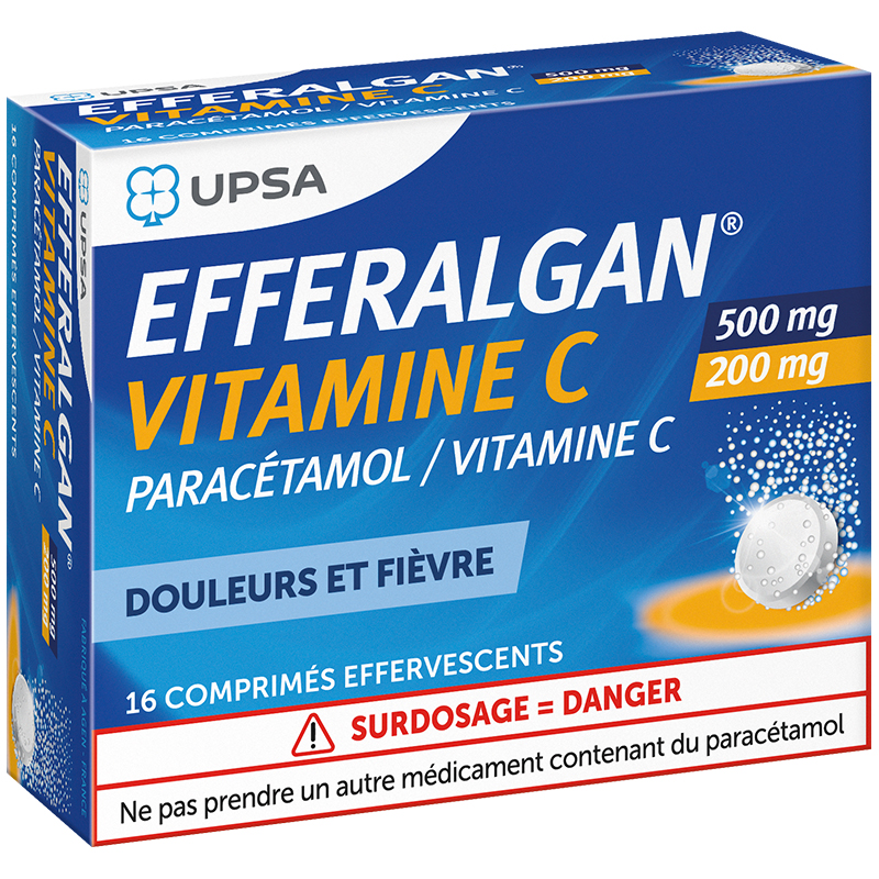 Bill Pháp - Efferalgan_Vitamine_C_hộp_16_viên_sủi_nội_địa_Pháp