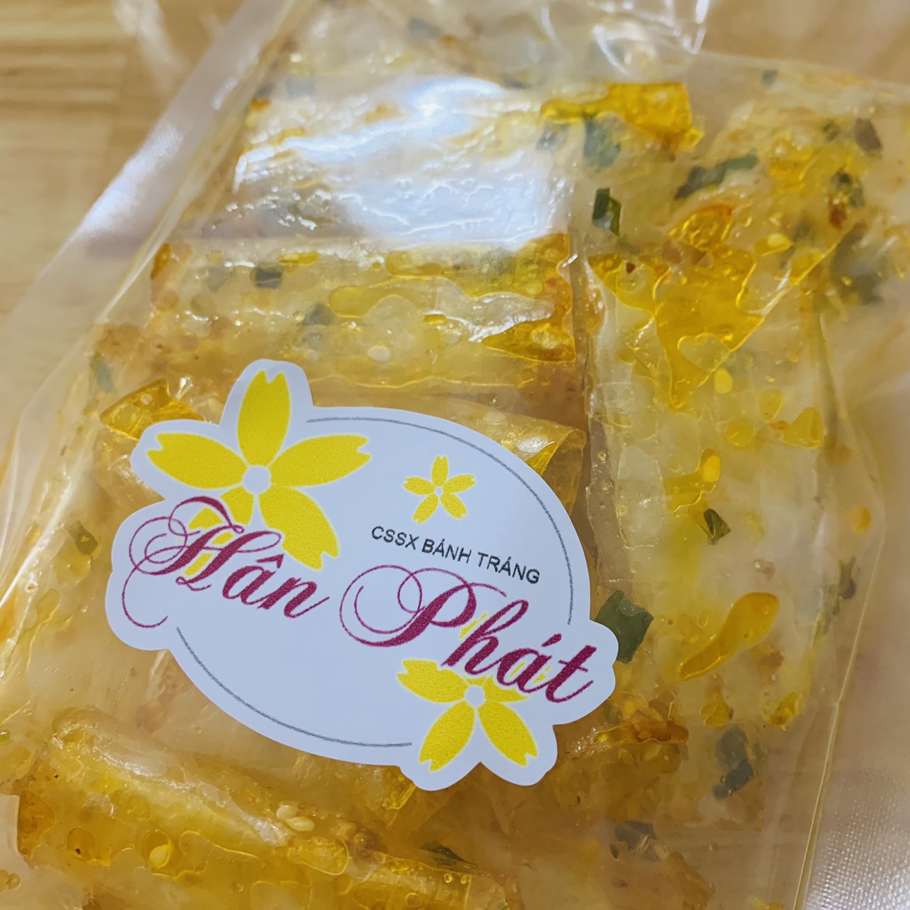 BÁNH TRÁNG CUỘN LẮC MỠ HÀNH - TÚI MINI 40-50gr