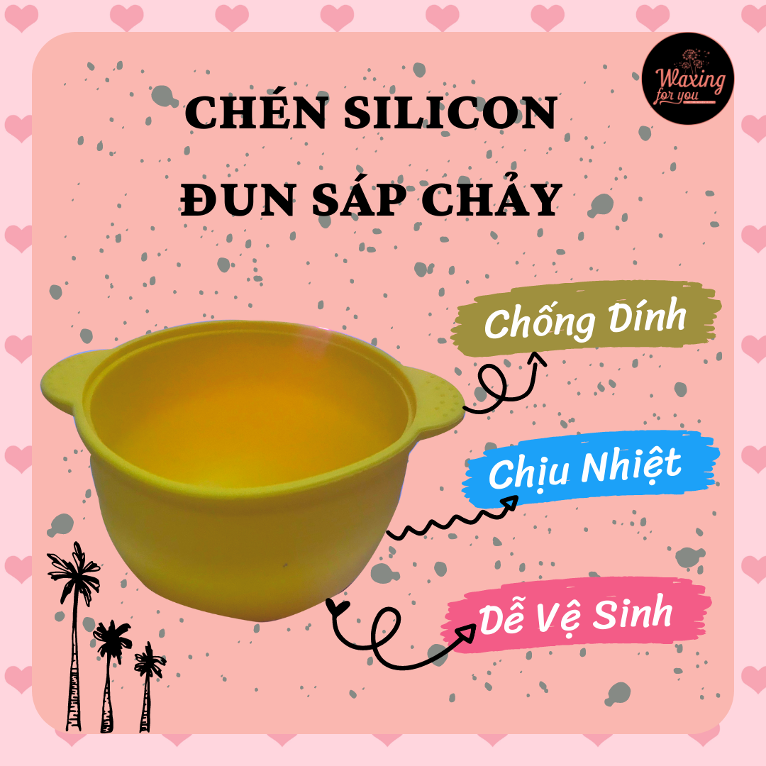 COMBO CHÉN SILICON CHỐNG DÍNH + SÁP WAX BEANS ITALWAX