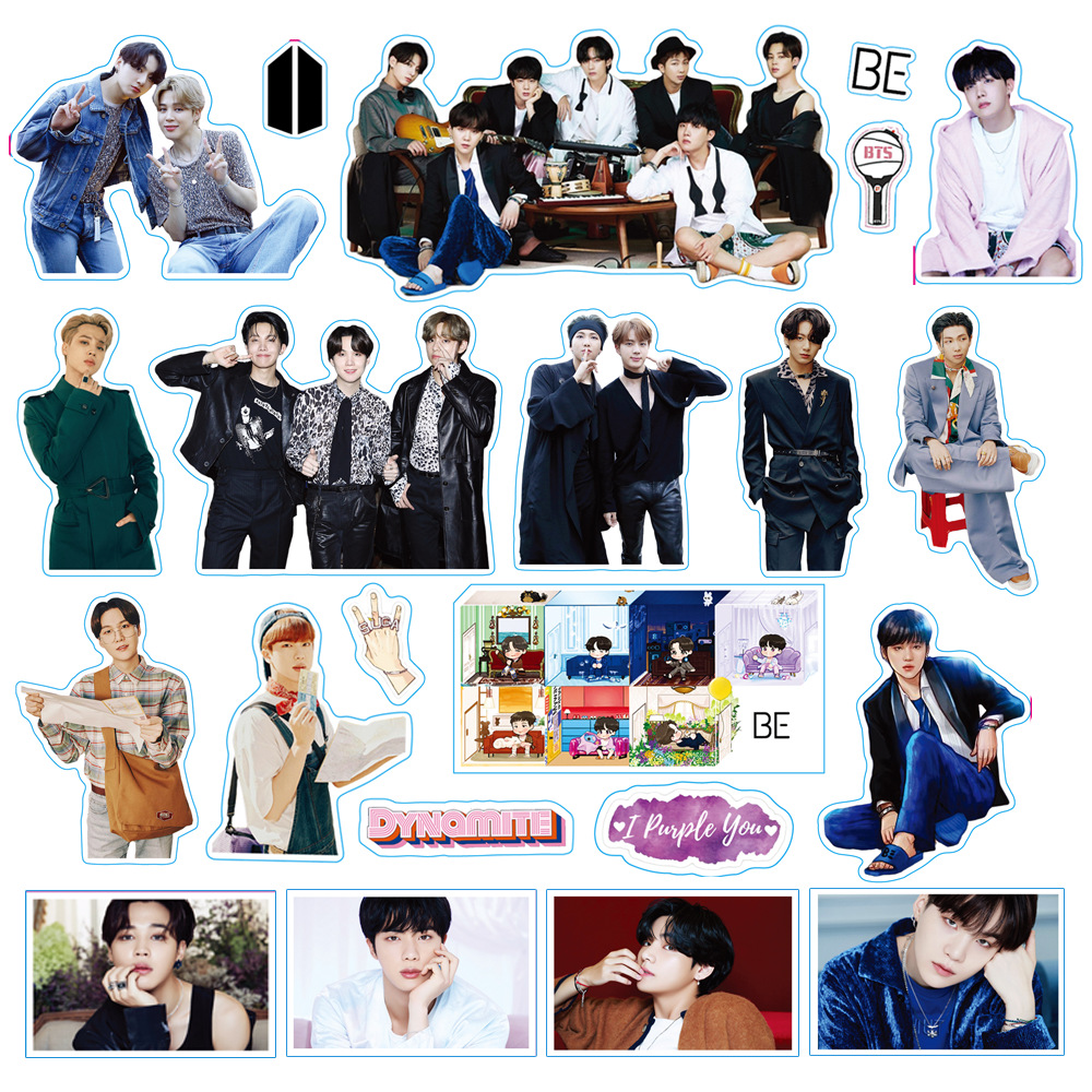 Set 101 Sticker BTS chống nước