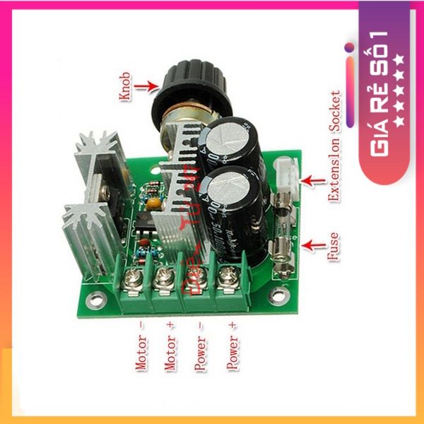 Mạch điều tốc motor 775 PWM V4 12V 40VDC 10A