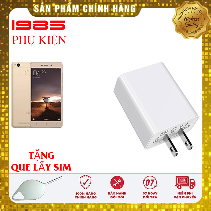 Cóc Sạc Nhanh Xiaomi Redmi 3S Chính Hãng