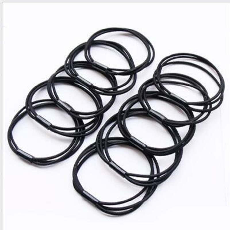 ComBo 10 cột tóc thun trơn co giãn cực tốt( loại 3 sợi, trẻ em và người lớn điều sử dụng được).