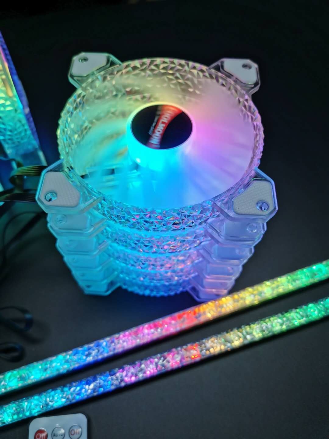 Quạt Tản Nhiệt, Fan Case Led RGB Coolmoon D1 - Đồng Bộ Hub Coolmoon