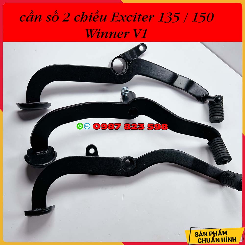 Cần Số 2 Chiều Exciter 135 , Exciter 150, Winner V1 ( Đen Sơn Tĩnh Điện)