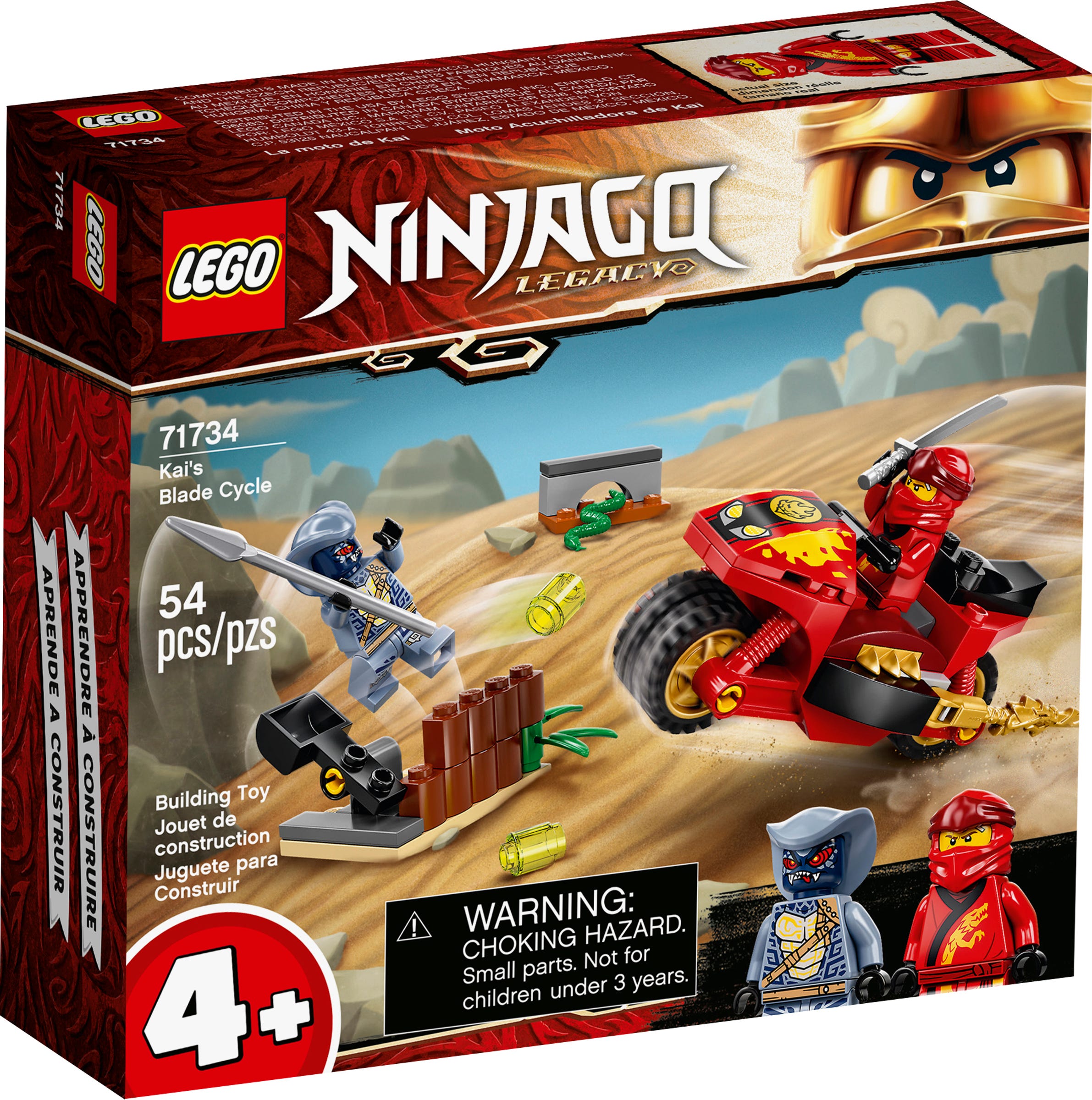 [BRICK4U] LEGO NINJAGO - 71734 - KAI'S BLADE CYCLE