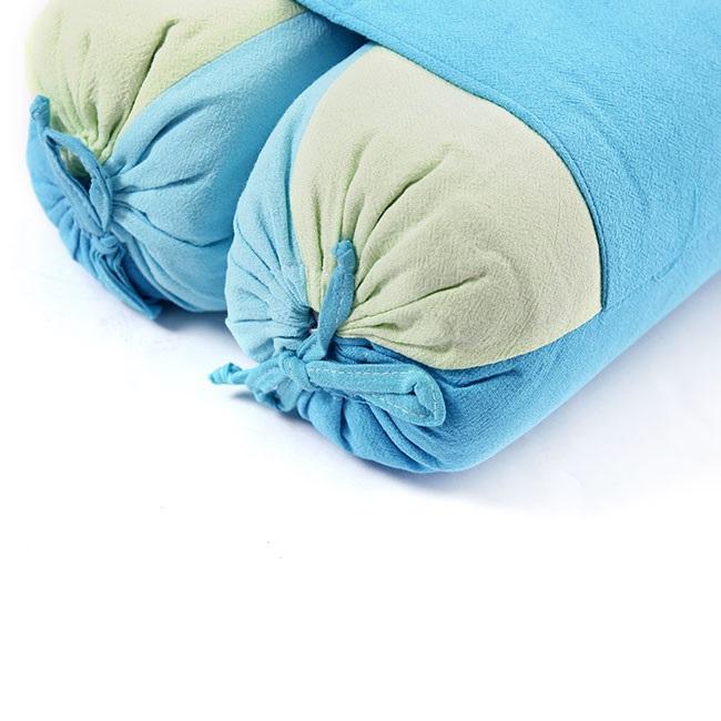 [HCM] Combo 02 Gối chặn Vỏ Đậu Xanh Cho Bé – Giúp Bé Ngủ Ngon