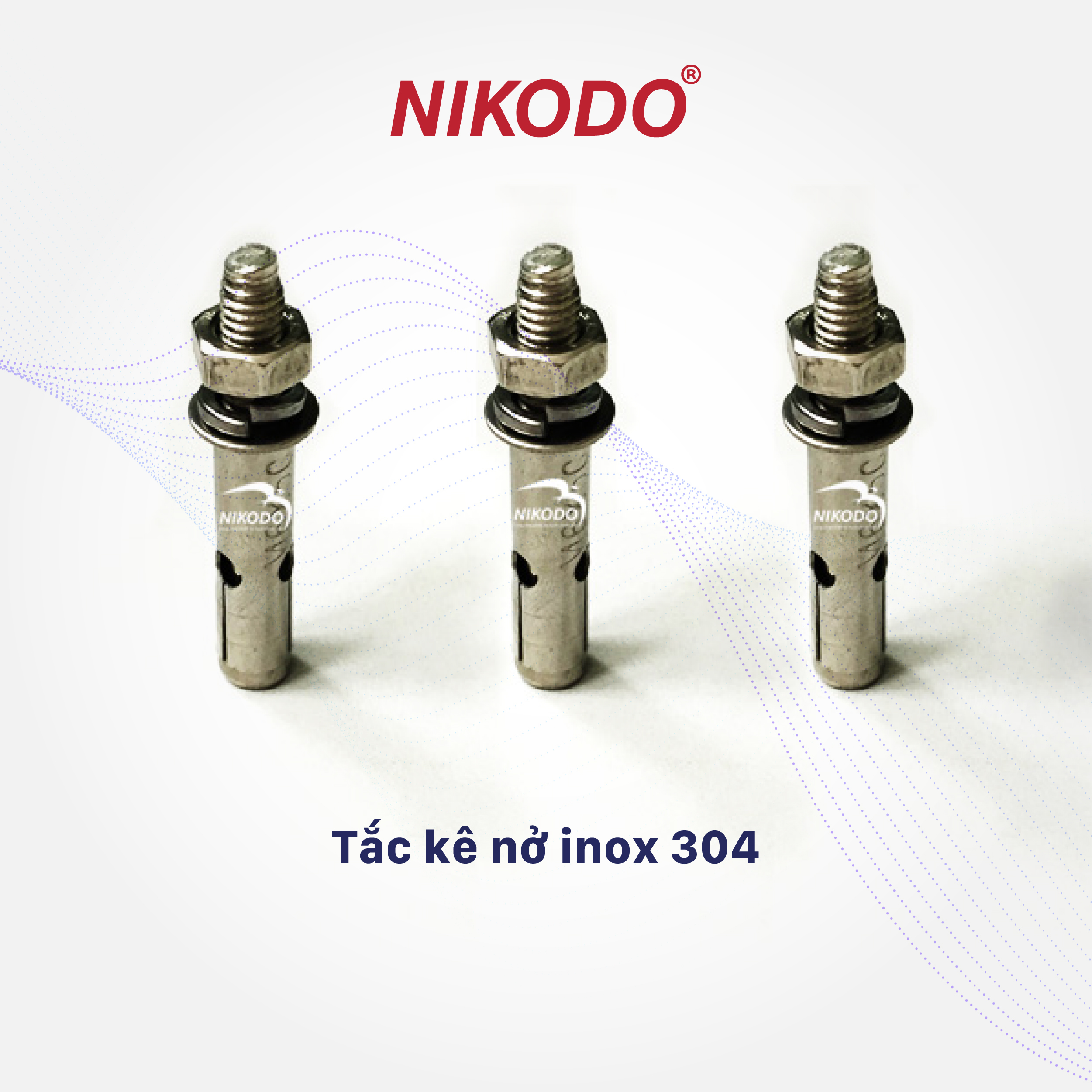 Combo 2 Tắc kê nở inox 304 dày, không gỉ, thi công nhà yến, công trình Nikodo