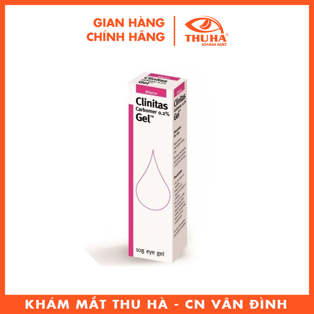 [Nhập RS0822 giảm 30k cho đơn 99k]GEL TRA MẮT CLINITAS GEL 0.2% (Tuýp 10g)