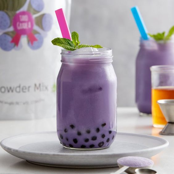 (200g)Bột Trà Sữa Vị Khoai Môn PHA SẴN SIÊU NHANH. DATE MỚI
