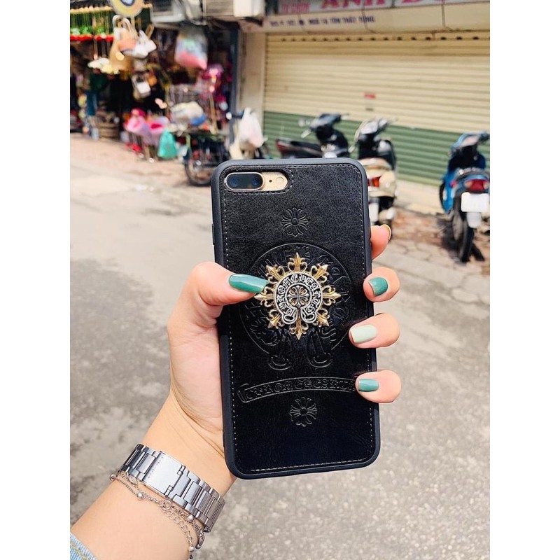 ốp lưng iphone heart chrome dành cho iphone 6/6pl/7/7pl/x/xmax/pro/11promax