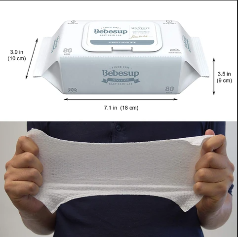 Combo 5 gói khăn giấy ướt đa năng cho bé sơ sinh- Sensitive80
