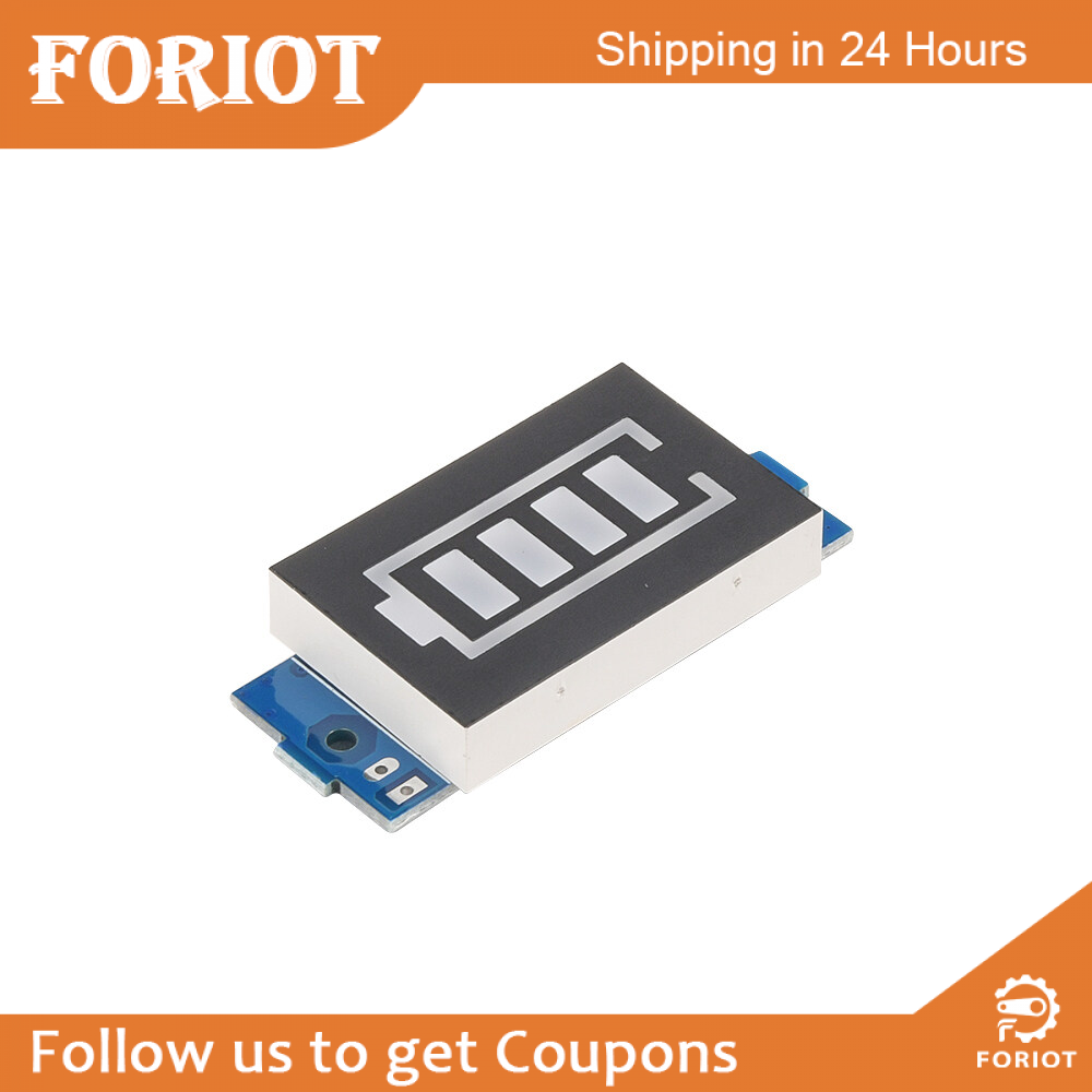 100% original SHXZ diymore 4S 5-25MA 5V/2A lithium battery level indicator module (blue display)
