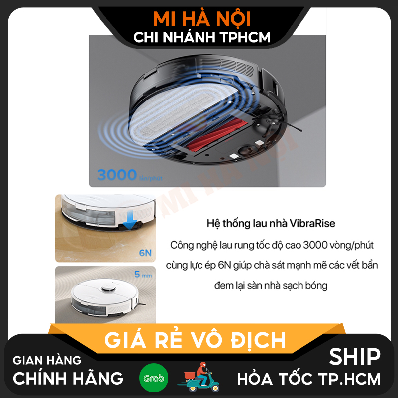 Robot hút bụi lau nhà thông minh Roborock S8