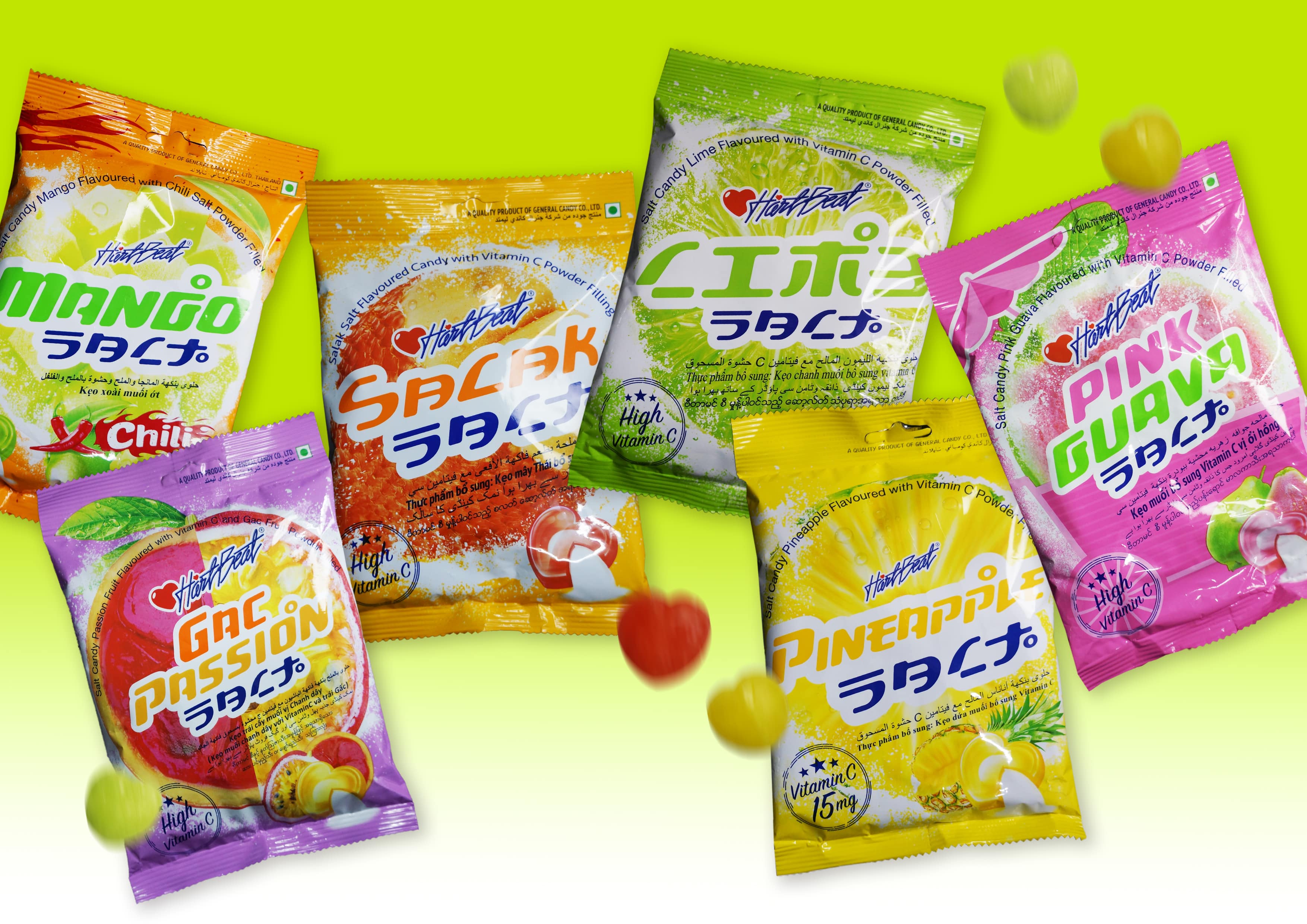 KẸO CHANH MUỐI HARTBEAT 120G