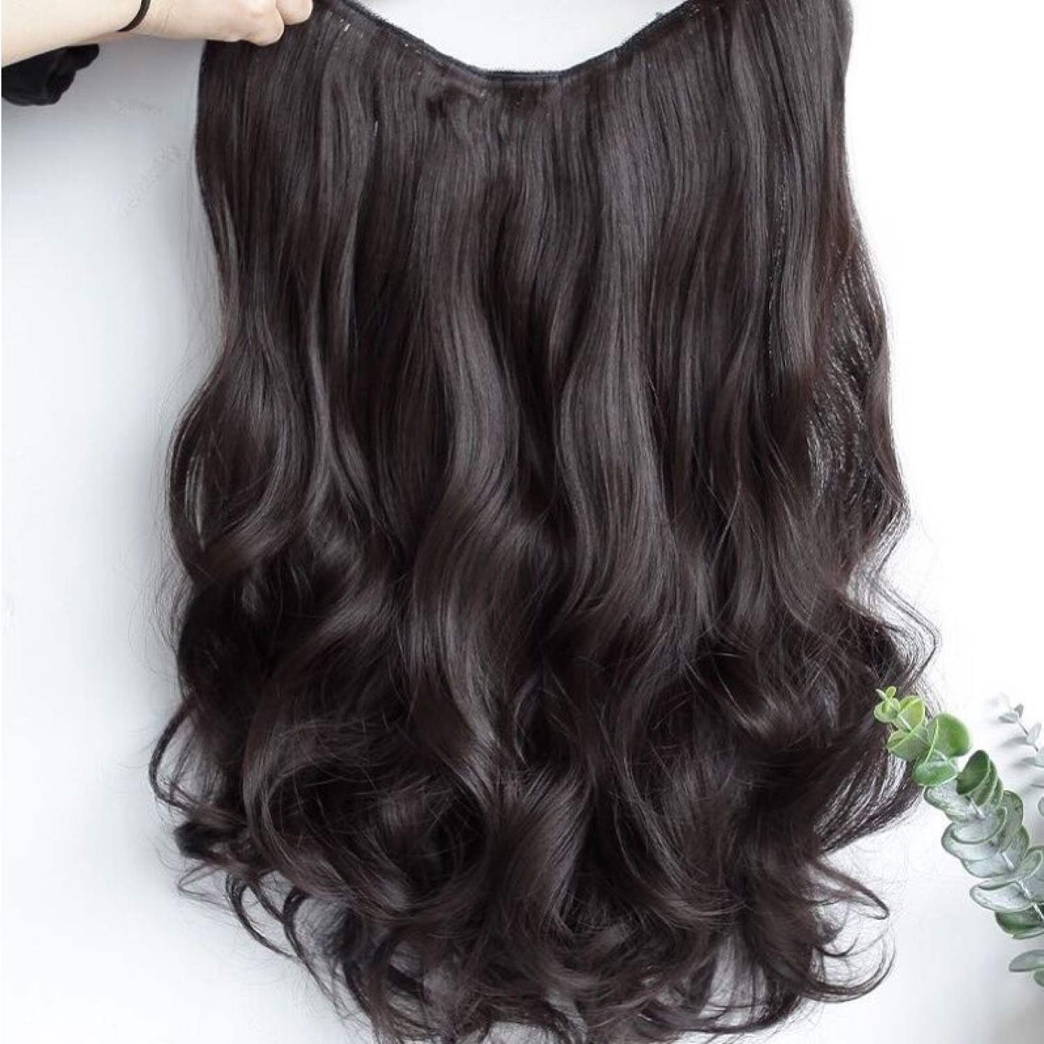 tóc kẹp 6 phím hqs xoăn 60cm