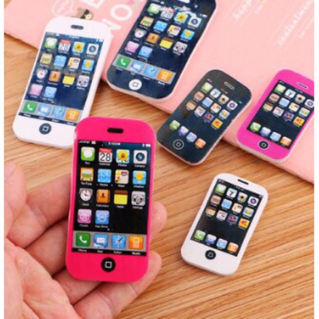Combo 3 Viên Tẩy Hình Điện Thoại Iphon