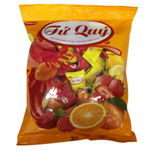 Combo 3 Kẹo Cứng Tứ Quý Bibica 140g