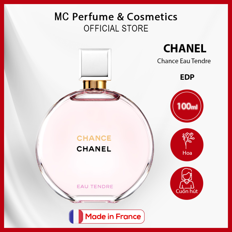 Nước hoa nữ Chanel Chance Eau Tendre EDP 100ml chính hãng