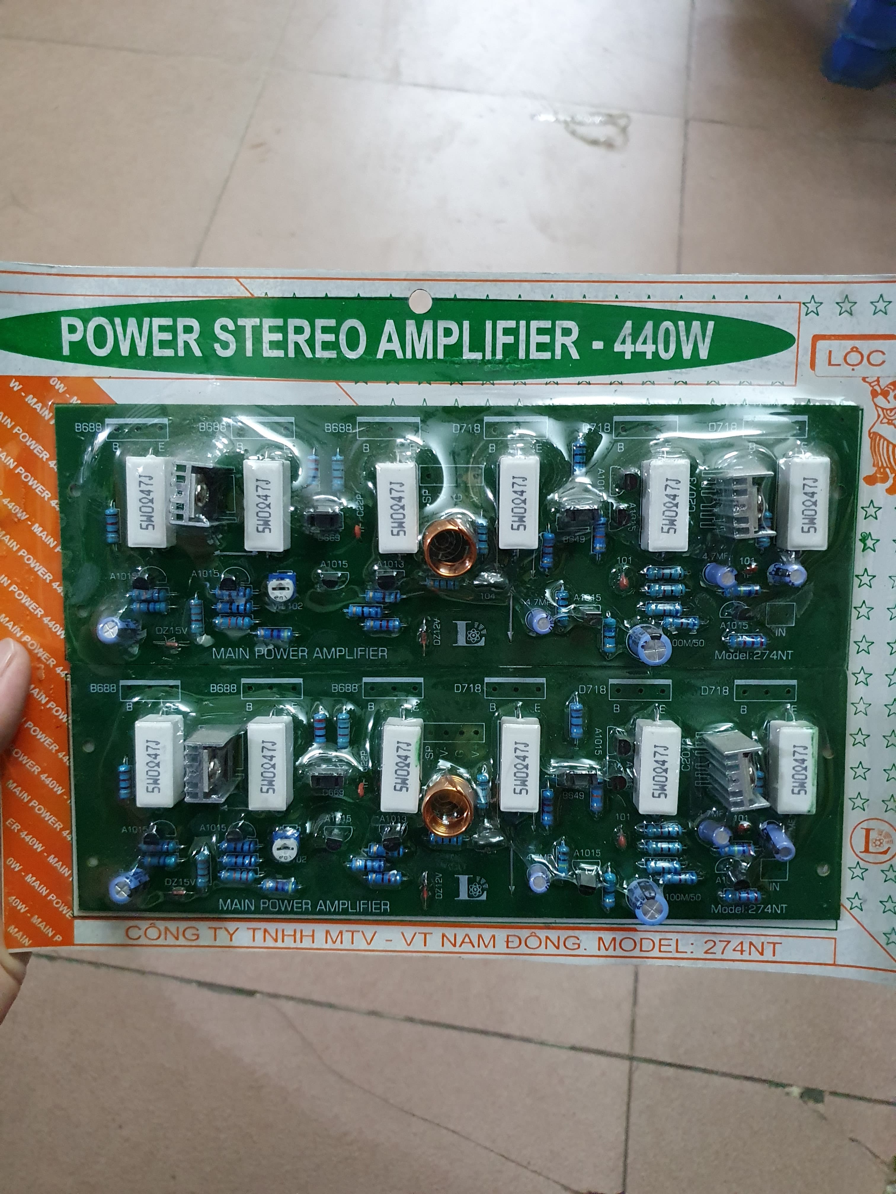 Bo công suất 12 sò 440w lộc