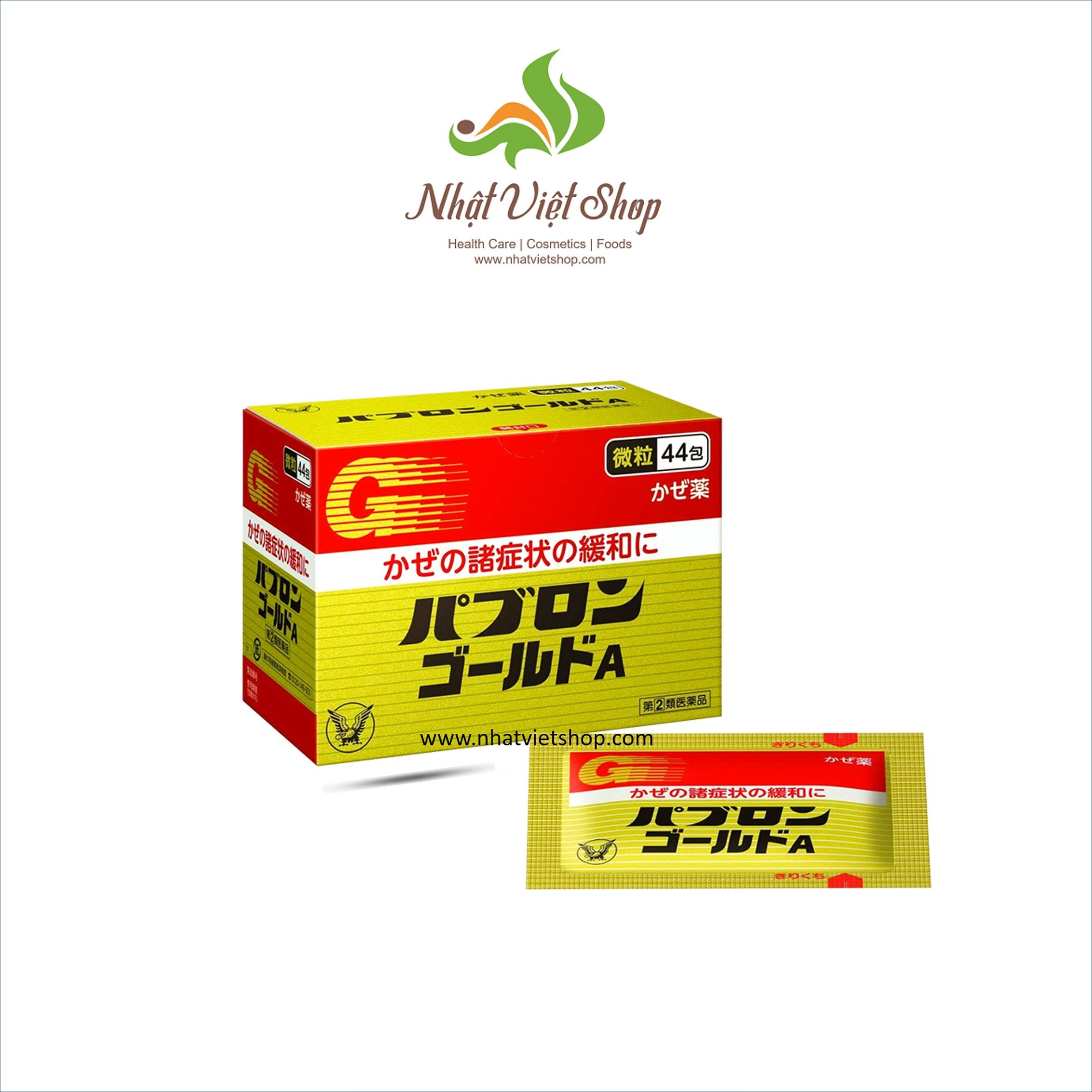 Bột uống cảm cúm dạng bột Taisho Pabron Gold - Nhật Bản