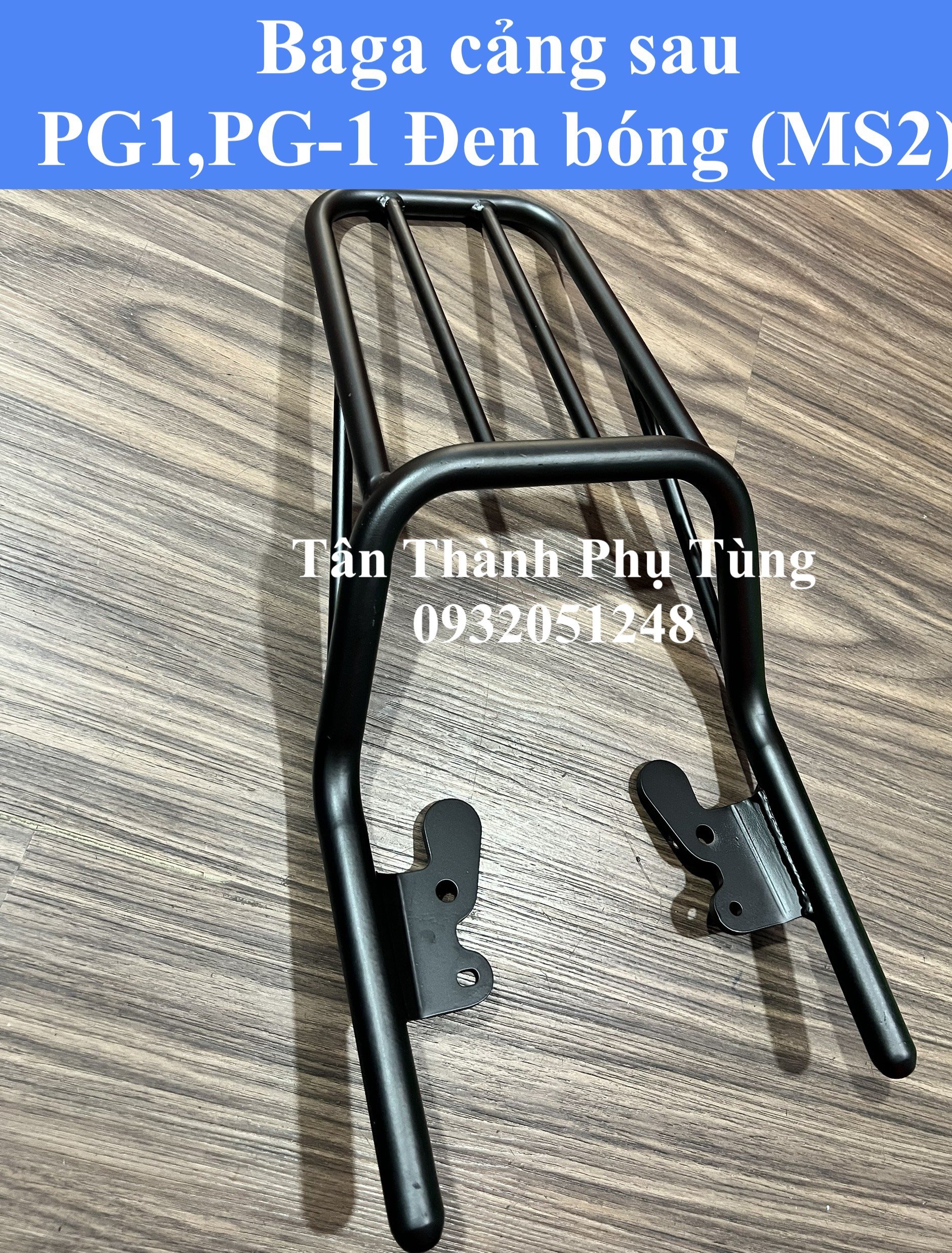 Baga cảng sau PG1,PG-1 Yamaha Đen Bóng (MS02)