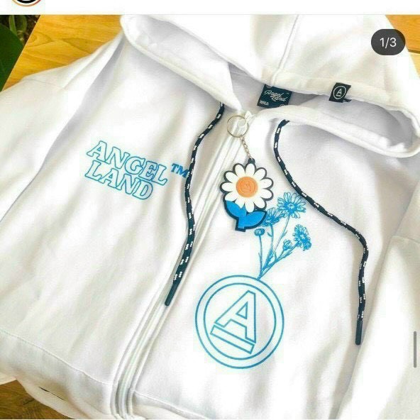Áo khoác nỉ dây kéo angel land in thiên thần ấn tượng items thời trang form unisex nam nữ