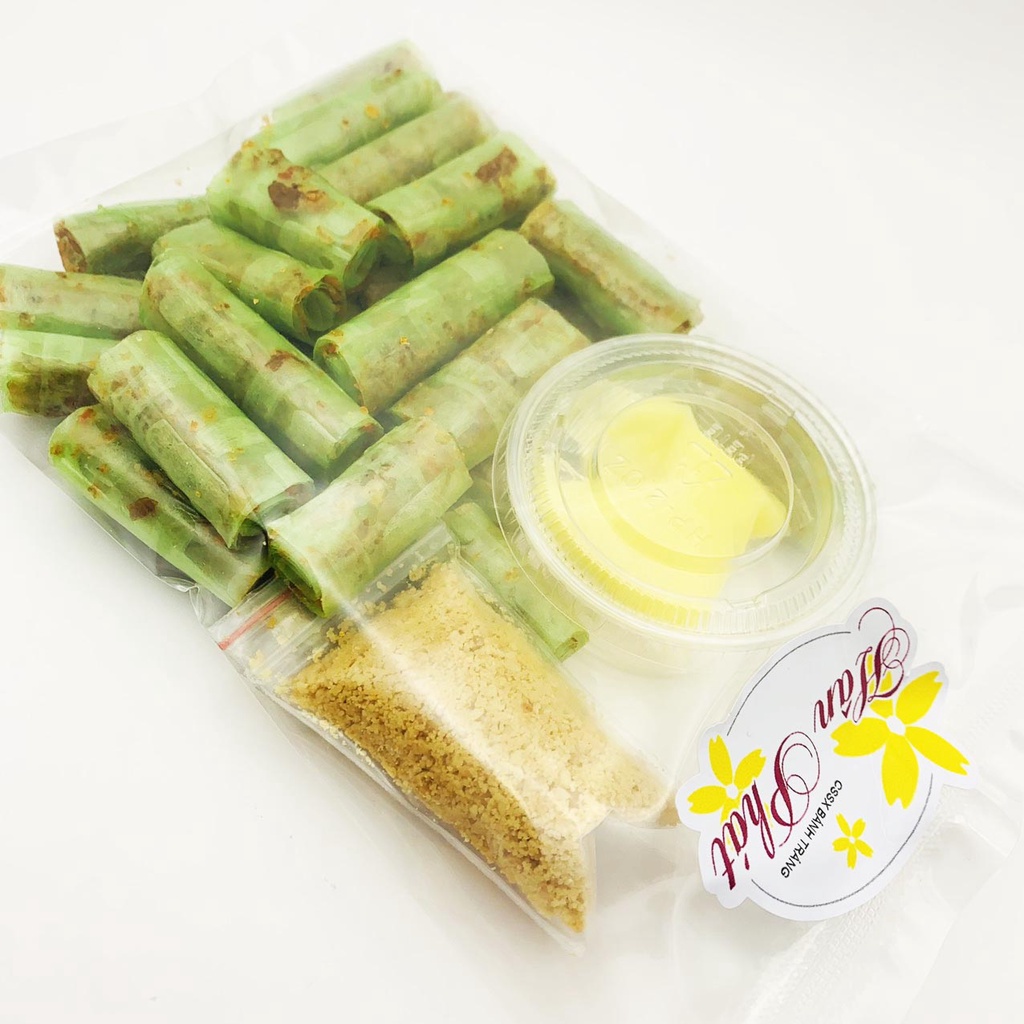 BÁNH TRÁNG LÁ DƯA CUỘN ĐẬU PHỘNG 1 BỊCH