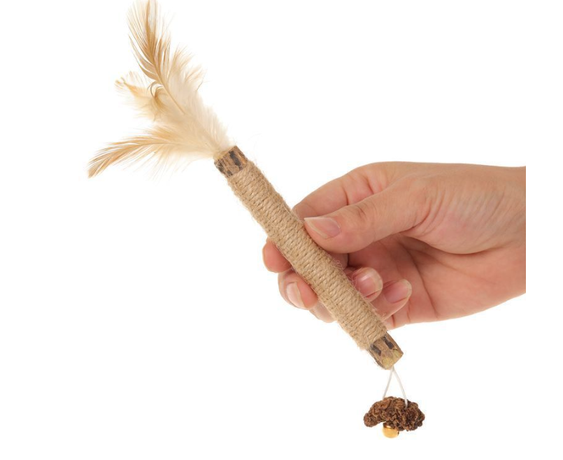 QUE GẶM CATNIP CHO MÈO GẶM SẠCH RĂNG VÀ XÃ STRESS