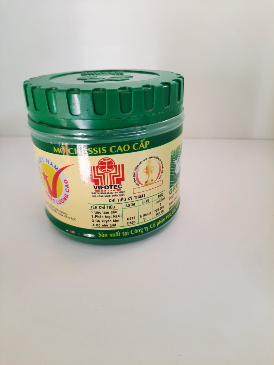 Mỡ calcium kháng nước cao cấp Caltol 3- lon 400 gram