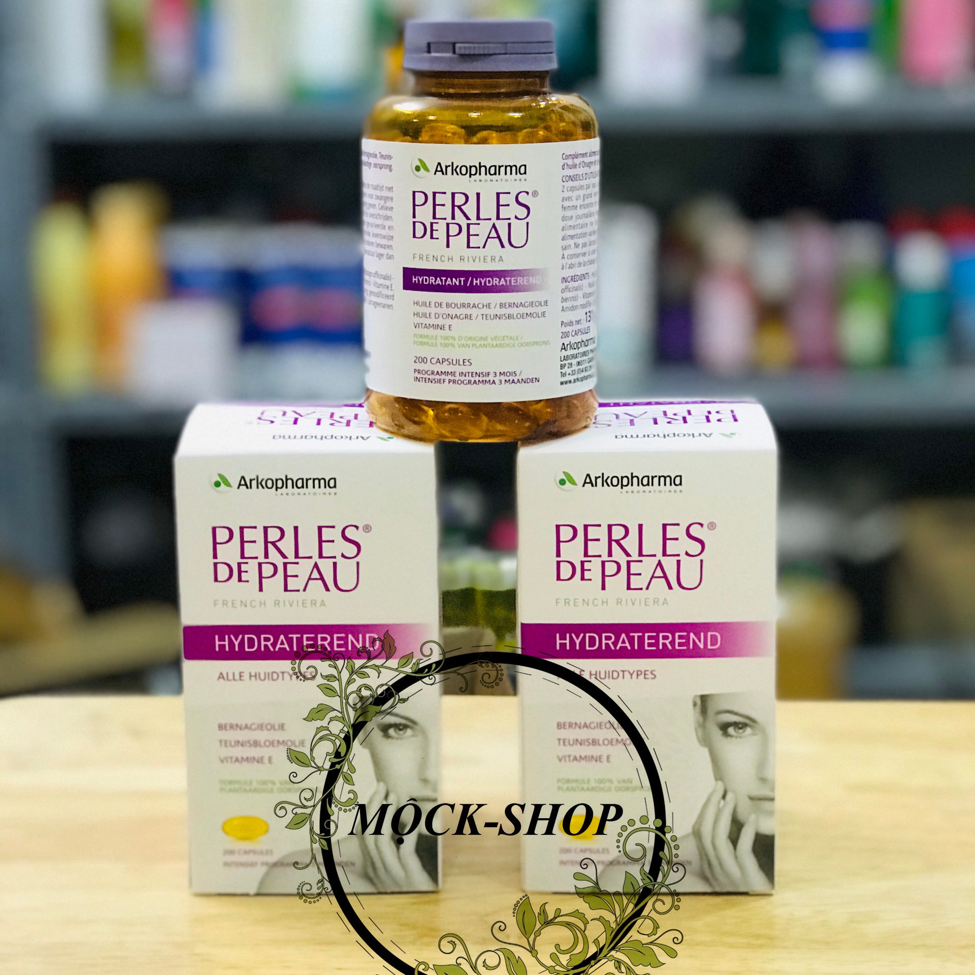 Viên uống đẹp da của pháp perles de peau 200 viên