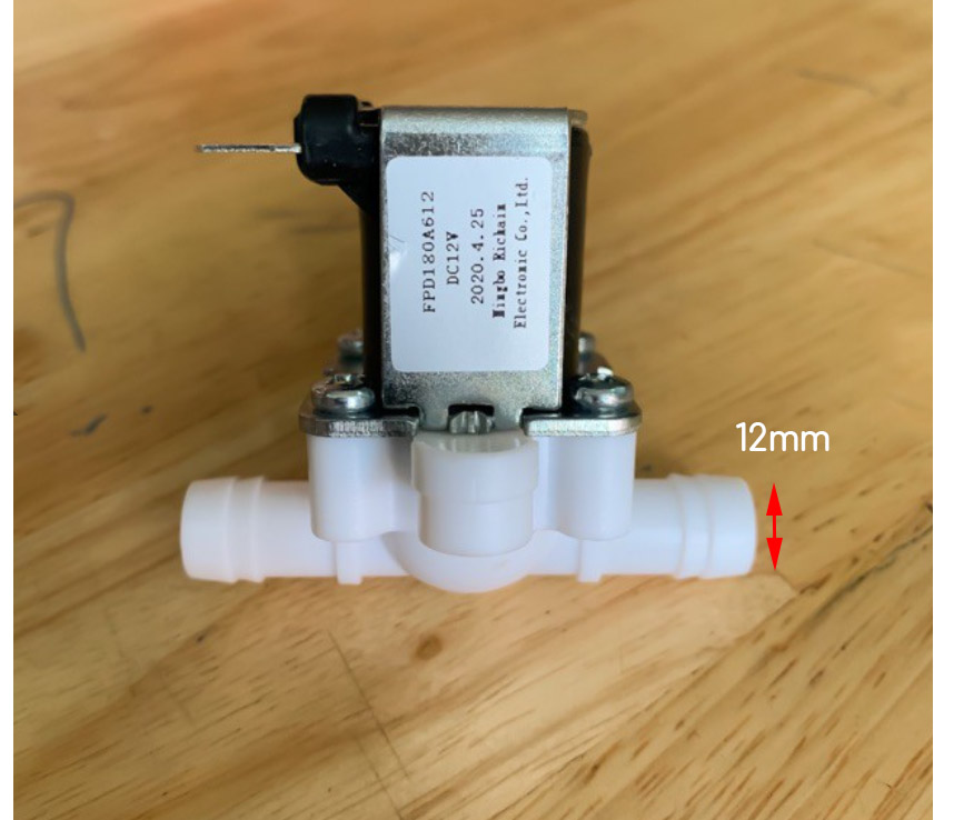 Van nước điện từ 2 đầu 12mm