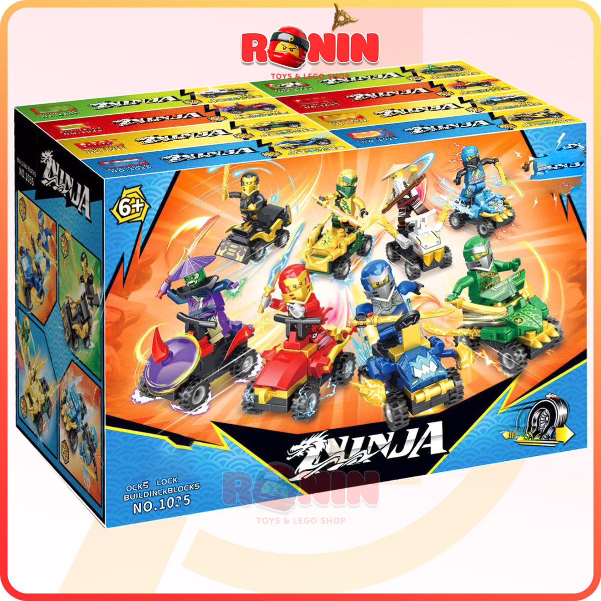 Đồ Chơi Lắp Ráp Lego Ninjago : Combo Lắp Ráp Robot Ninja Gold 4in1