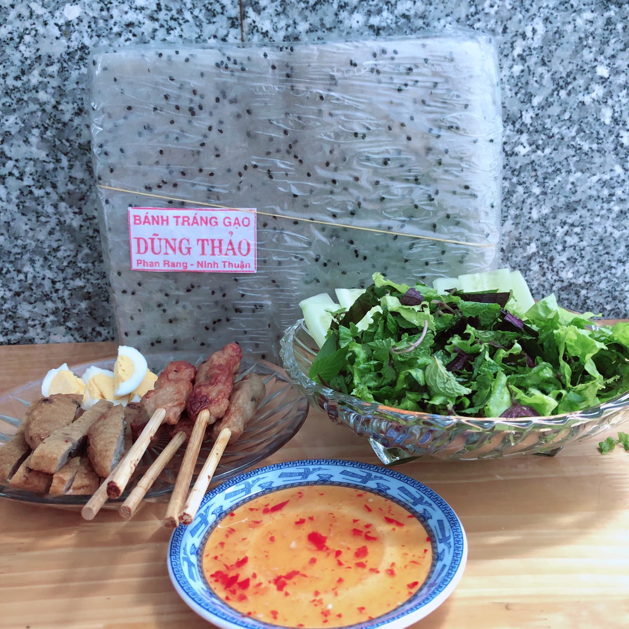 Bánh Tráng Mè Đen Phan Rang 1 Xấp 2kg (100 cái)
