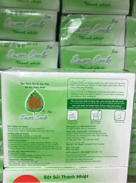 BỘT SỦI THANH NHIỆT SENSACOOL