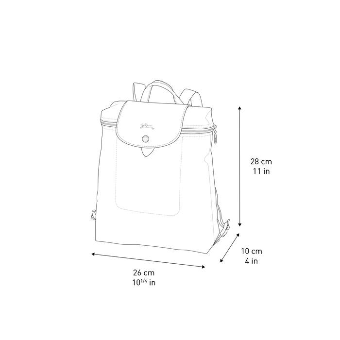 Balo Longchamp Le Pliage Backpack in Fig Màu hồng (hàng auth)
