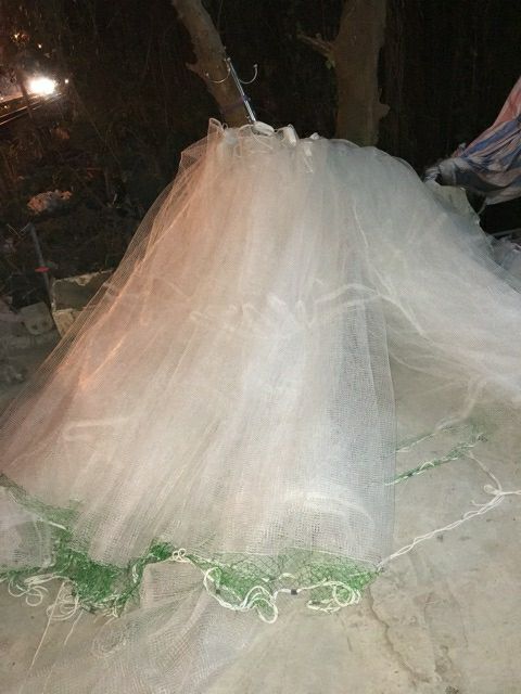 lưới vét cá cao 2,5m dài 30m