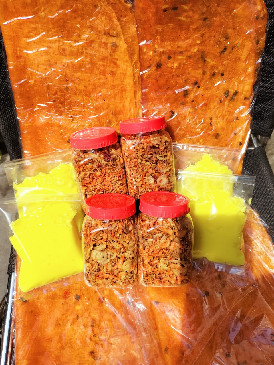 Combo 450g bánh tráng dẻo tôm bơ tép hành phi