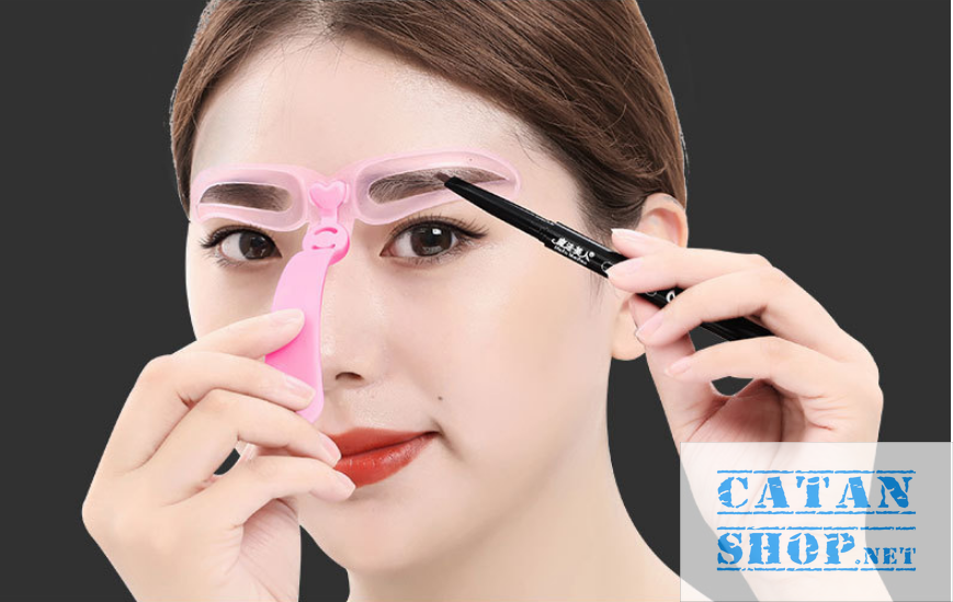 4 PCs or 8 PCs set beauty eyebrow stencil set portable eyebrow tenderizer bracket gd340-cmcamtay