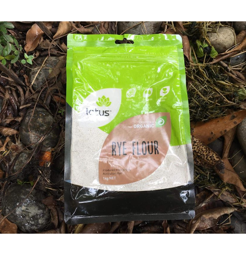 Bột làm bánh lúa mạch đen hữu cơ RYE FLOUR LOTUS 1kg
