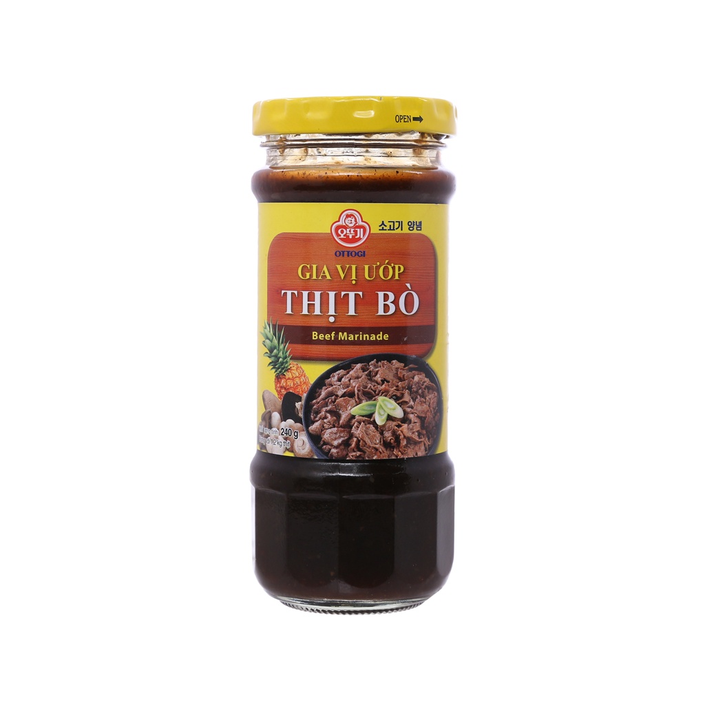 Gia Vị Ướp Thịt Bò Hàn Quốc 240gr/ Sốt Ướp Thịt Bò Ottogi/ Beef Marinade - Ottogi Korea