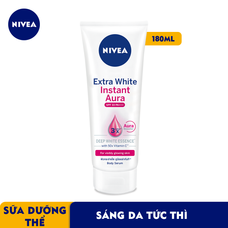Serum Dưỡng Thể Trắng Da  Nivea 180ml