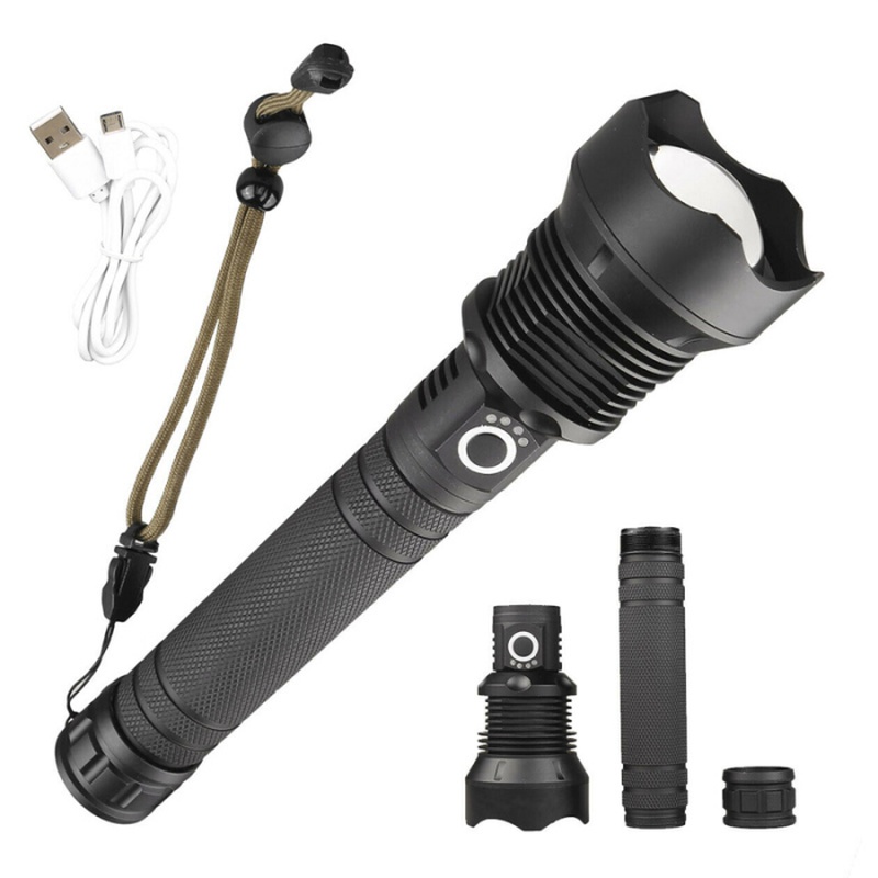 Đèn pin Siêu Sáng XHP70 pin Trâu cáp Type-C ( chuẩn loại 1 )