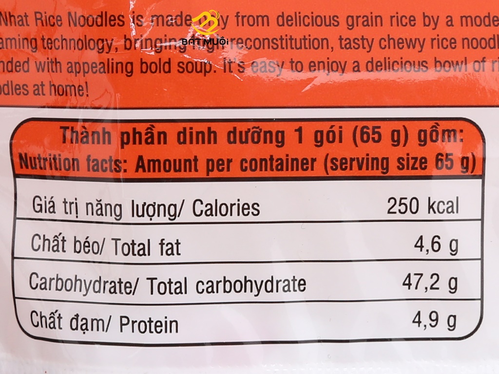 [Chọn vị] Phở Đệ Nhất gói 63g (bò, gà, bò tái lăn...) - Thùng 30 gói - CTY BÁT MUỘI
